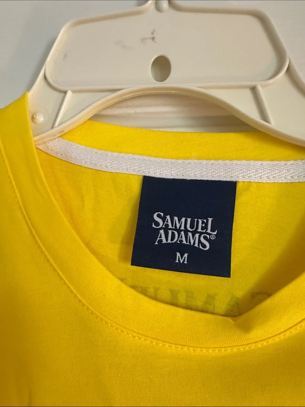 Men’s Yellow Samuel Adams Graphic Tank